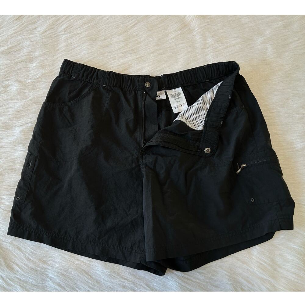 Columbia Women Sandy River II Cargo Black Shorts Size Large Water Activity - Picture 7 of 14